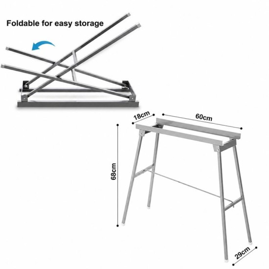 Foldable Stainless Steel Barbecue Grill with Stand image