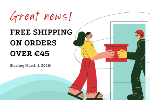 Free Shipping on orders over €45