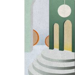 INS Style Abstract Pattern Carpet