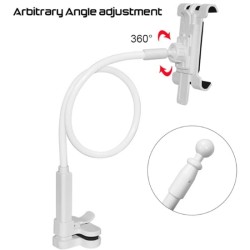 Phone Clip Holder For Desk, Bed Headboard, Wall Cabinet, Flexible 360 Rotation