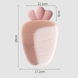 Cartoon Carrot Shape Fruit Food, Candy, Snack Tray