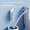 Disposable Toilet Brush Kits with 10 Toilet Brush Refills