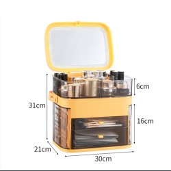 Jewelry and Cosmetic Storage Organiser with Mirror