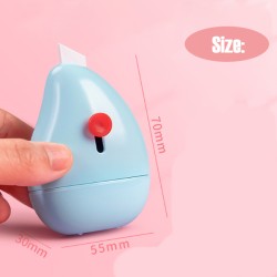 Parcel Cutter with Identity Theft Waterproof  Protection Roller Stamp, Address Blocker Stamp with One Refill