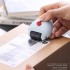 Parcel Cutter with Identity Theft Waterproof Protection Roller Stamp, Address Blocker Stamp with One Refill image