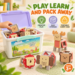 Forest Animals Magnetic Blocks