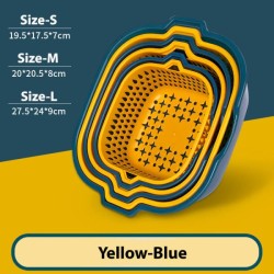 2 Layers Colander Bowl, 3 sizes in one package 2 Layers Colander Bowl, 3 sizes in one package