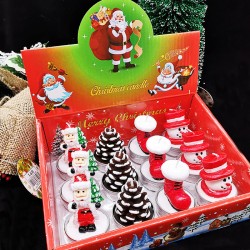 Christmas Style Mix Shaped Candle Set (12 in each box)