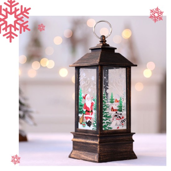 Christmas Table Decoration Glitter Snow LED Box image
