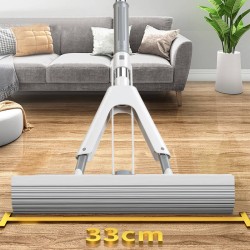 Sponge Mop type floor cleaning tool with 1 Absorbent Sponge Heads Sponge Mop type floor cleaning tool with 1 Absorbent Sponge Heads