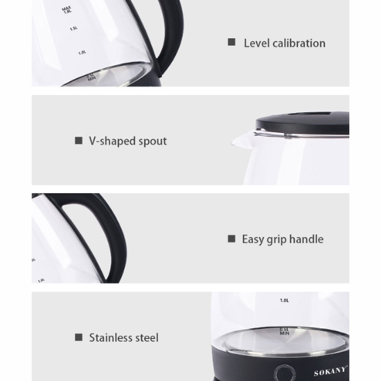 1.8L High-Capacity Electric Kettle Kitchenware, Kitchen, Electrical image