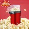 Popcorn Maker 1200W Electric Popcorn Machine with One-Touch Operation, Non-Stick, Efficient and Fast
