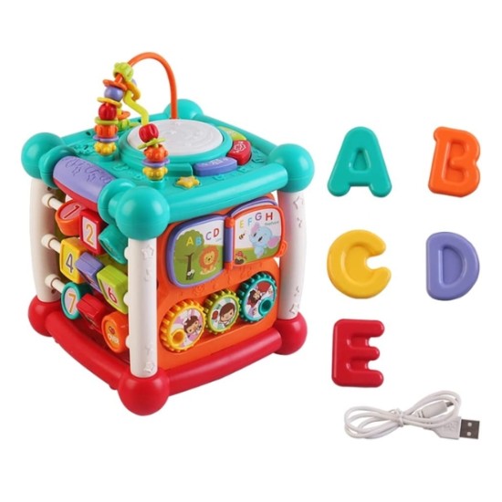 15-in-1 Bluetooth Activity Cube: An Early Learning Christmas Gift image