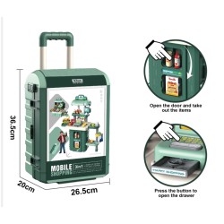 3-in-1 Multifunctional Mobile Suitcase Set: Doctor, Shopping, and Beauty 3-in-1 Multifunctional Mobile Suitcase Set: Doctor, Shopping, and Beauty