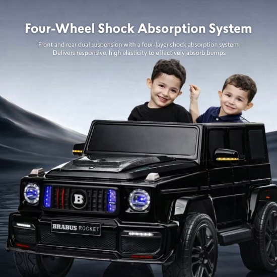 Brabus Rocke 2-seater kids electric ride-on car battery operated cars with remote control