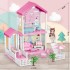Charming Dollhouse Playset with Soft Playmat, Lights, and 3 AG13 Button Batteries - Perfect Gift for Kids image