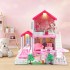 Charming Dollhouse Playset with Soft Playmat, Lights, and 3 AG13 Button Batteries - Perfect Gift for Kids image