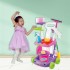 Children's Sweeping Toys Cleaning Kit Tool Trolley Simulation Educational Housekeeping Tools for Boys & Girls image