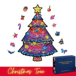 Christmas Theme Wooden Jigsaw Puzzle 200Pcs in Gift Box Christmas Theme Wooden Jigsaw Puzzle 200Pcs in Gift Box