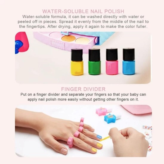 Colorful Washable Kids Makeup Set Pretend Play Fun! image