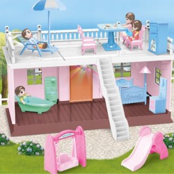 Dollhouse with Rooftop Terrace Endless Play Possibilities
