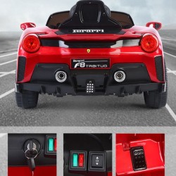 Ferrari Licensed remote control and self - driving electric car for children