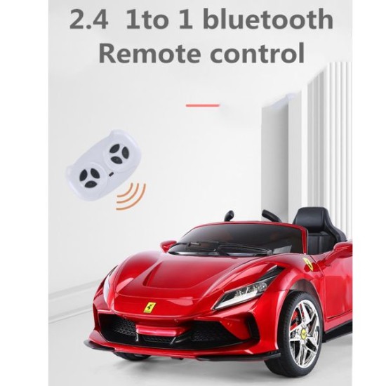 Ferrari remote control and self - driving electric car for children image