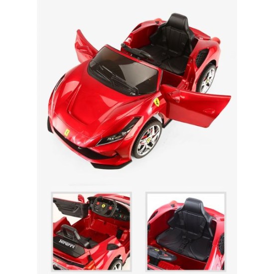 Ferrari remote control and self - driving electric car for children image