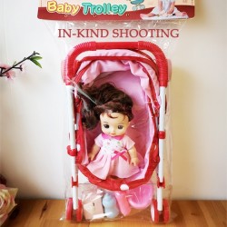 Foldable Baby-Doll-Stroller for Toddlers and Little Girls