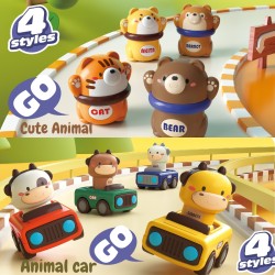 Interactive Cartoon Car Toys Exciting Ejection Pets and Easy Press & Go Fun Interactive Cartoon Car Toys Exciting Ejection Pets and Easy Press & Go Fun