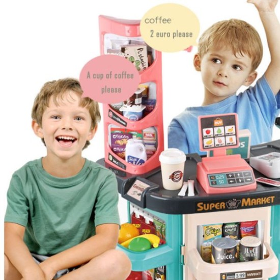 Interactive Learning Home Super market Kids Playset Entertainment & Toys, Living Room image