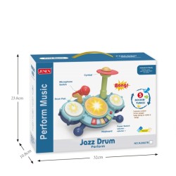 Jazz Drums Musical Drum Set for Kids