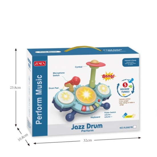 Jazz Drums Musical Drum Set for Kids image