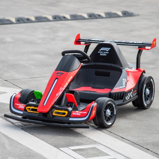 Kids 24V Drift Go-Kart big kids ride on toy car (Only Red Colour) Entertainment & Toys, Children's Room image