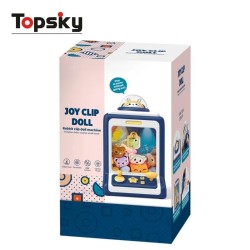 Kids Claw Machine with Lights Sound Gift Electronic Small Catching Doll Machine