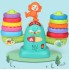 Kids Melody-Colorful Seesaw Stacker Learn, Play with Animal-themed Textured Rings Entertainment & Toys, Children's Room image