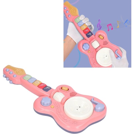 Kids' DIY Musical Guitar: Educational and Fun Battery-Powered Toy Entertainment & Toys, Children's Room image