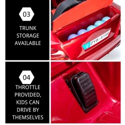 Maserati Children's Ride-on Toy Car- Gray Colour