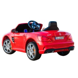 Mercedes-Benz license ride on car 12V kids electric toy car with leather seat