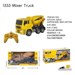 Mixer Truck Remote Control Engineering Toy Cars for Kids