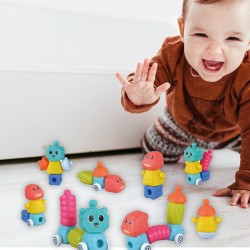 Montessori Soft Baby Blocks Creative Car Toy Design for 1-Year-Old Boys and Girls Montessori Soft Baby Blocks Creative Car Toy Design for 1-Year-Old Boys and Girls