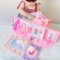 Portable 2-in-1 Dollhouse Handbag