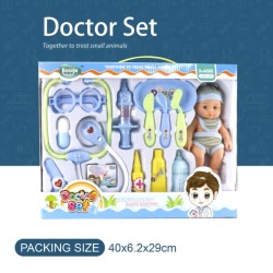 Pretend Play Doctor Set With Doll Toys Pretend Play Doctor Set With Doll Toys