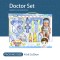 Pretend Play Doctor Set With Doll Toys