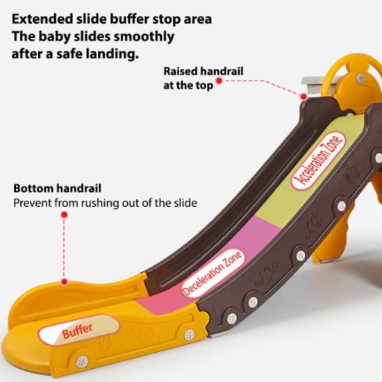 Robot Kids Slide with Guardrails Entertainment & Toys, Children's Room image