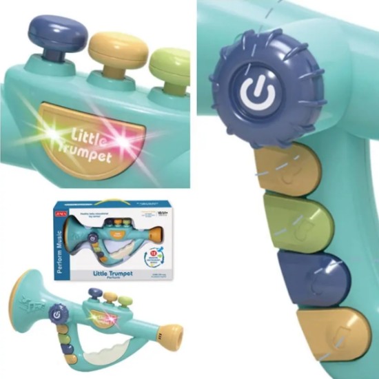 Colorful Lights and Volume-Adjusted Horn Toy: A Musical Delight for Kids! Entertainment & Toys, Children's Room image