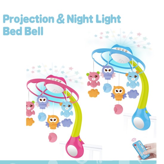 Little Angel Toys Projection&Night Light Bed Bell With Remote Control Entertainment & Toys, Children's Room image