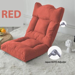 Adjustable Floor Chair with Back Support, Comfortable Padded Foldable Folding Padded Seating