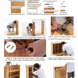 Bamboo Shoe Cabinet