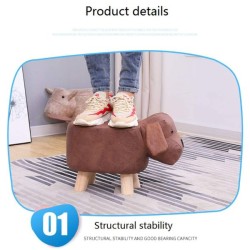 Footstool, kids learning stool, Solid Wood Animal Stool Footstool, kids learning stool, Solid Wood Animal Stool
